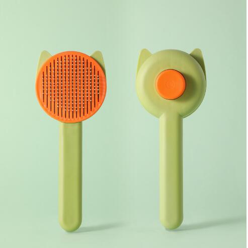One-Click Hair Removal Pet Comb Cat Comb Automatic Hair Removal Dog Comb Pet Supplies