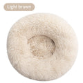 Long Plush Round Pet House Dog Bed Winter Cat Mat Pet Mattress Pet Supplies