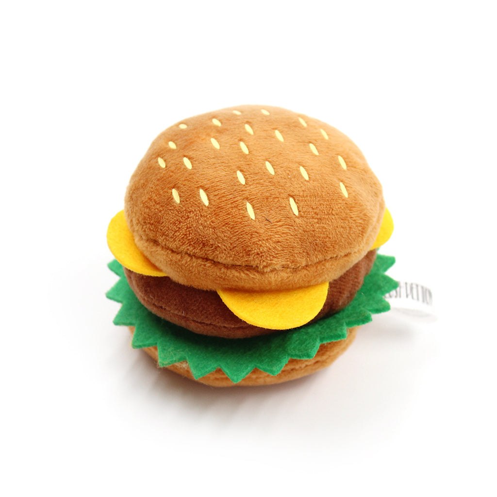Dog Chewing Toy Combination Plush Hamburger Sounding Pet Interactive Supplies
