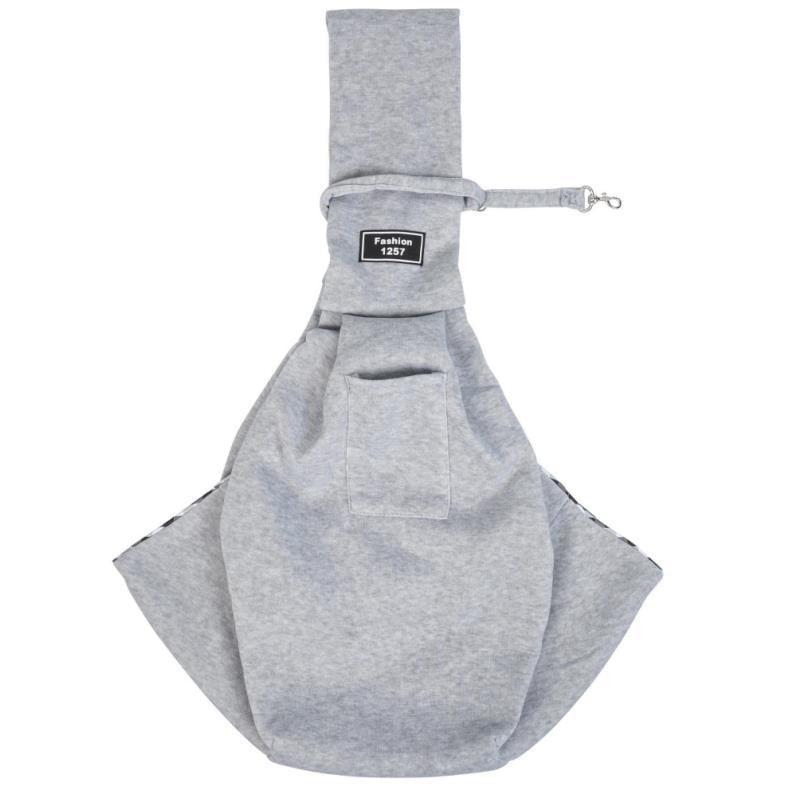 Crossbody breathable dog folding pet bag with large capacity pet supplies portable cat bag for outdoor use