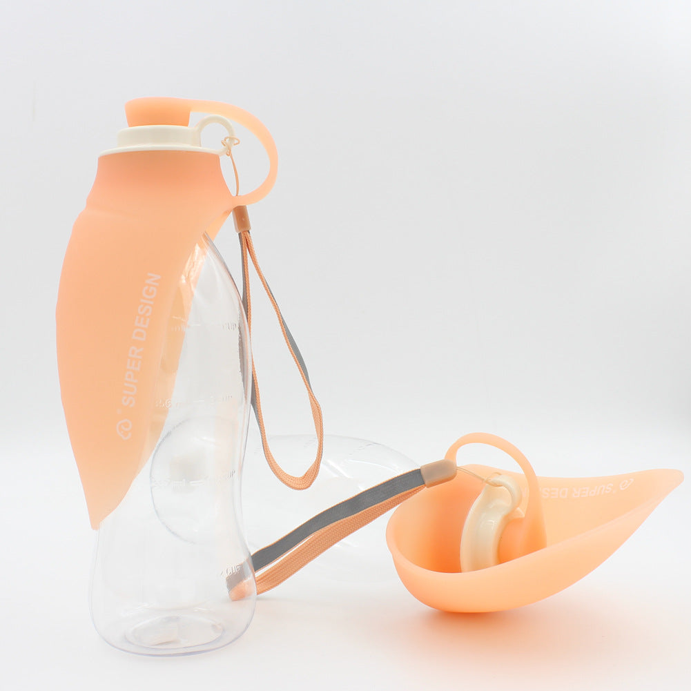 Pet Water Feeder Dog Traveling Cup Large Capacity Outdoor Flip Cup Kettle Pet Supplies